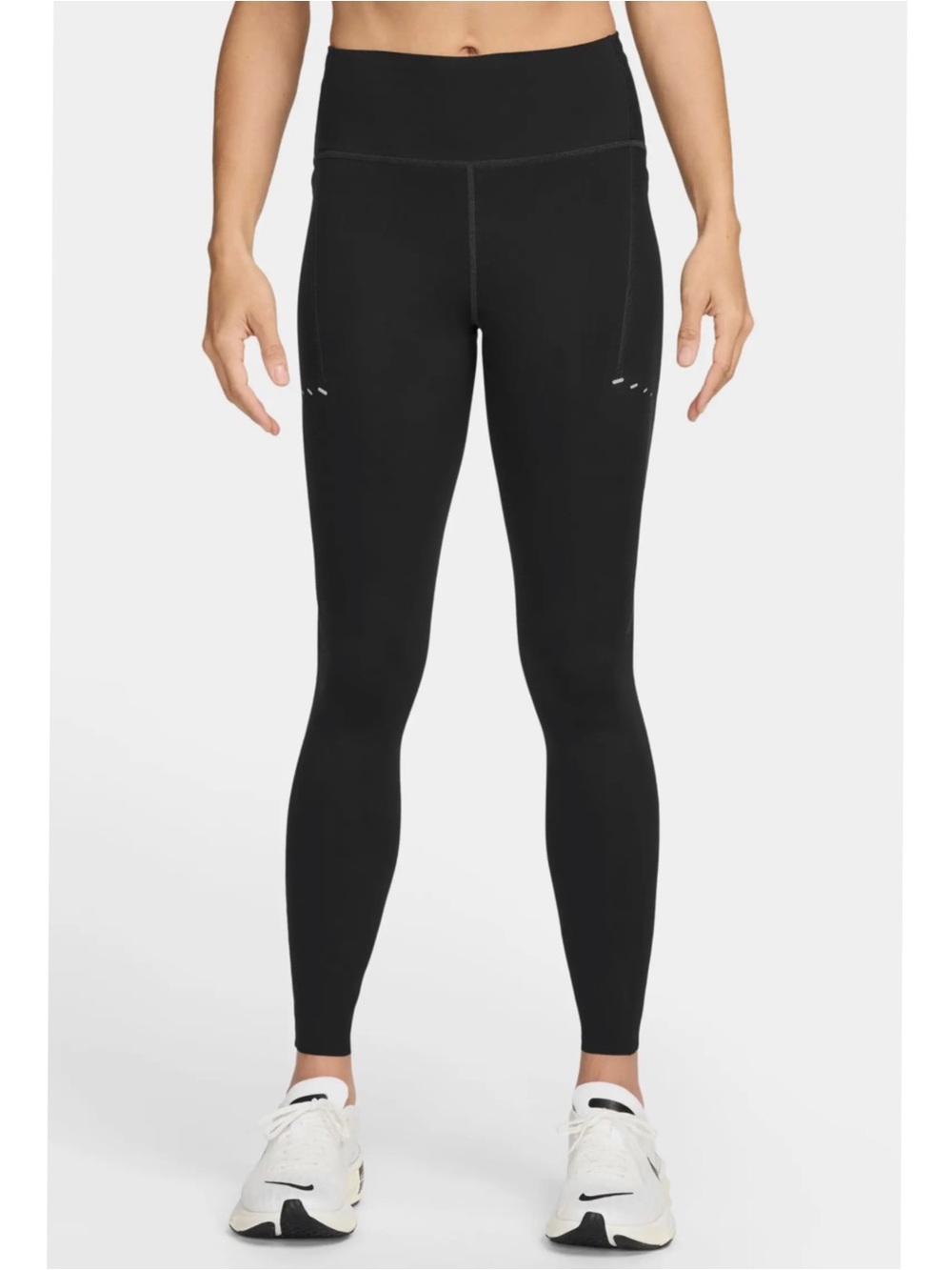 Nike Black Swift Dri-FIT High-Waisted Pocket 7/8 Running Leggings Size Small